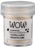 WOW! Embossing Powders - Embossing Glitter - Regular - Vanilla Lustre