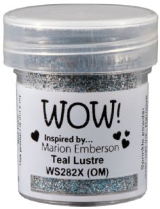 WOW! Embossing Powders - Embossing Glitter - Teal Lustre