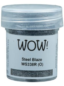 WOW! Embossing Powders - Embossing Glitter - Regular - Steel Blaze