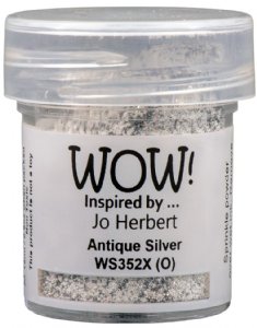 WOW! Embossing Powders - Embossing Glitter - Antique Silver