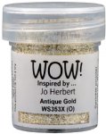 WOW! Embossing Powders - Embossing Glitter - Antique Gold