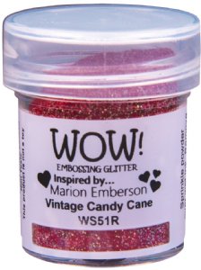 WOW - Embossing Glitter - Regular - Vintage Candy Cane