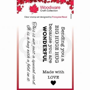 Woodware - Clear Stamps - Big Hugs