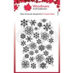 Woodware - Clear Stamps - Snowflake Flurry