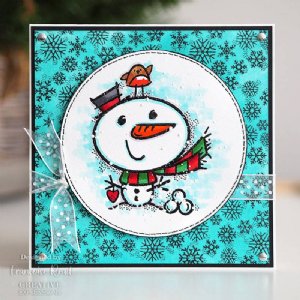 Woodware - Clear Stamps - Snowflake Flurry