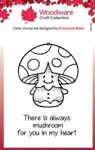 Woodware - Clear Stamp - Mushroom