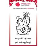 Woodware - Clear Stamp - Heart Cactus