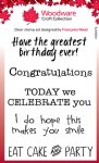 Woodware - Clear Stamps - Extra Birthdays