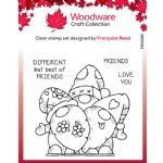 Woodware - Clear Stamp - Gnome Friends