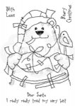 Woodware - Clear Stamps - Sticky Bear