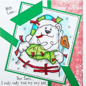 Woodware - Clear Stamps - Sticky Bear