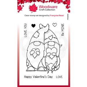 Woodware - Clear Stamp - Valentine Gnome