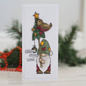 Woodware - Clear Stamps - Hanging Hearts