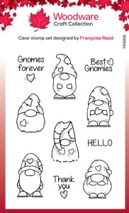 Woodware - Clear Stamp -  Mini Gnomes