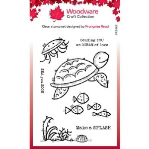 Woodware - Clear Stamp - Sea Turtle