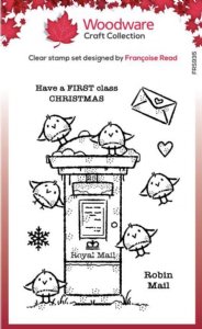 Woodware - Clear Stamps - Robin Post