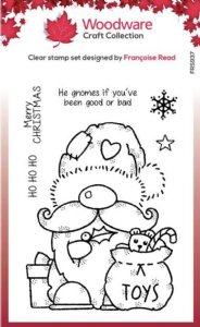 Woodware - Clear Stamps - Santa Gnome