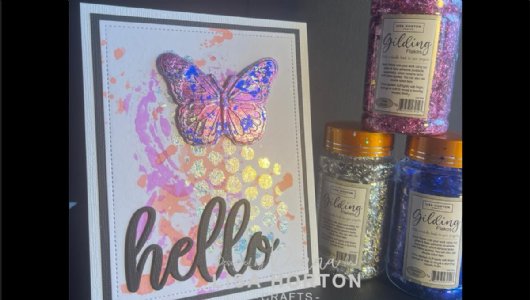 Lisa Hortons - Gilding Flakes - Rich Purple